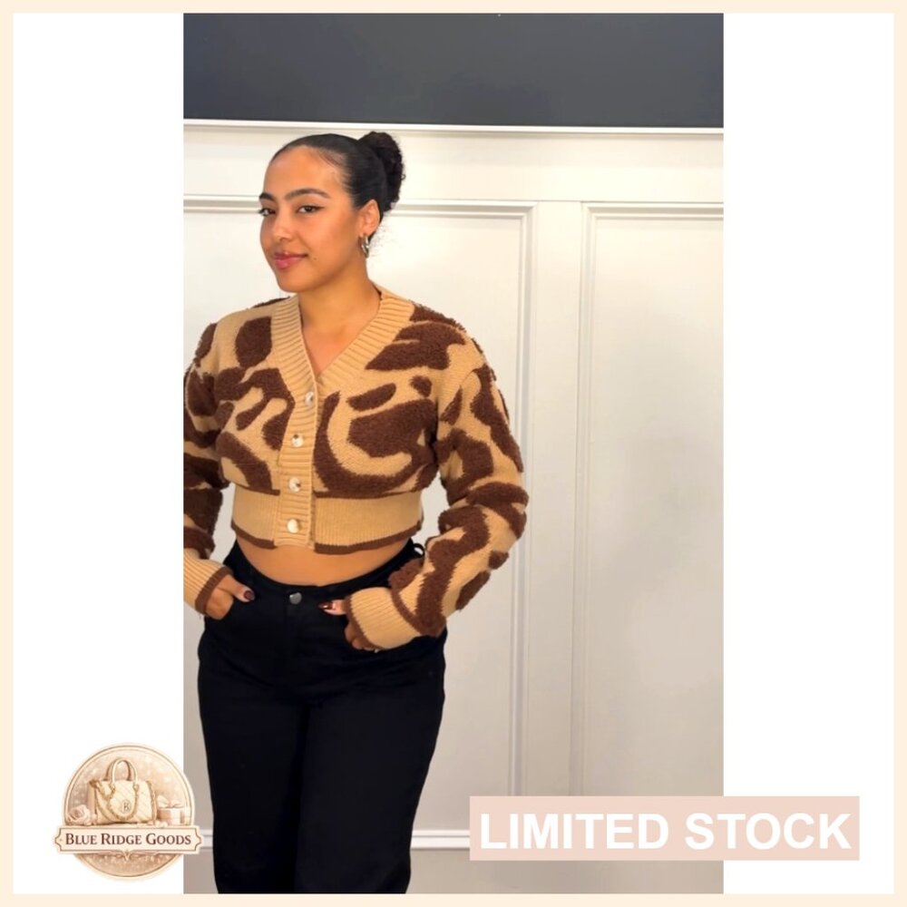 Polyester Spandex Button Down Cardigan Sweater Op… - image 7